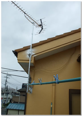 新座市野寺3、地デジアンテナ