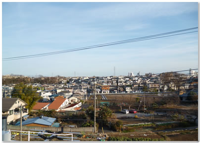 スカイツリー方向、開けている