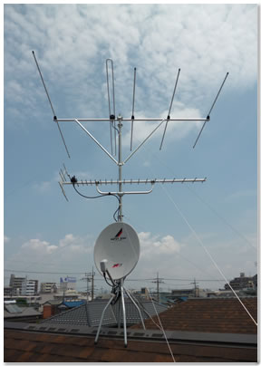 狭山市、新築FM、BS,地デジアンテナ新築