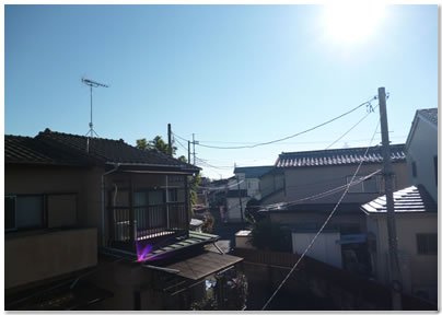 スカイツリー方向