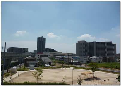 スカイツリー方向