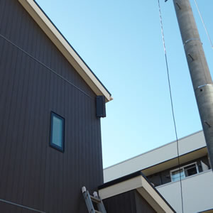 新座市野火止5丁目でデザインアンテナ設置