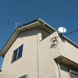 東松山市沢口町でUBS(サイドベース)アンテナ設置
