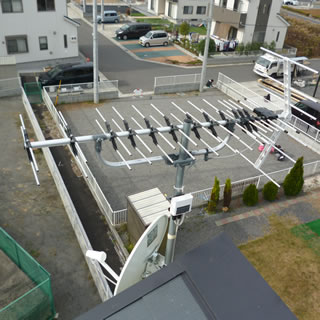 久喜市西大輪でUBSアンテナ