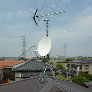 川越市豊田町でUBS屋根上設置