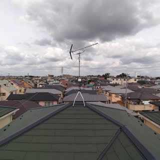 浦和区上木崎6丁目で八木式アンテナ